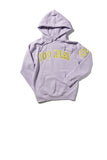 100 Miles Tiffany Lavendar and Safety Green Hoodie