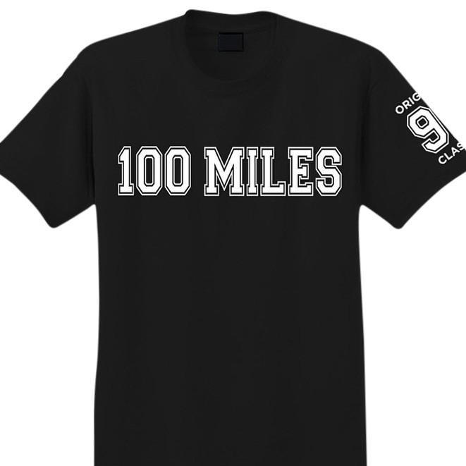 100 Miles Collegiate Tee - Black