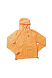 100 Miles Original Logo Safety Orange Full Zip Windbreaker