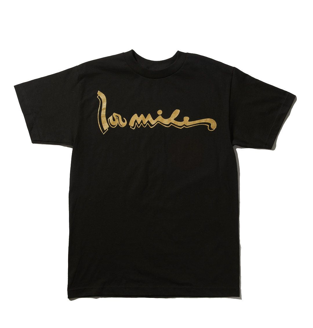 100 Miles Signature Black and Gold T-Shirt