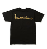 100 Miles Black and Gold Signature Tee