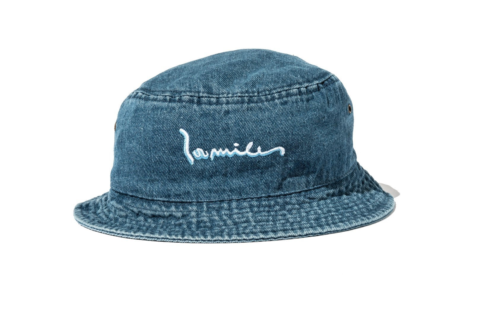 100 Miles Blue Denim Signature Bucket Hat