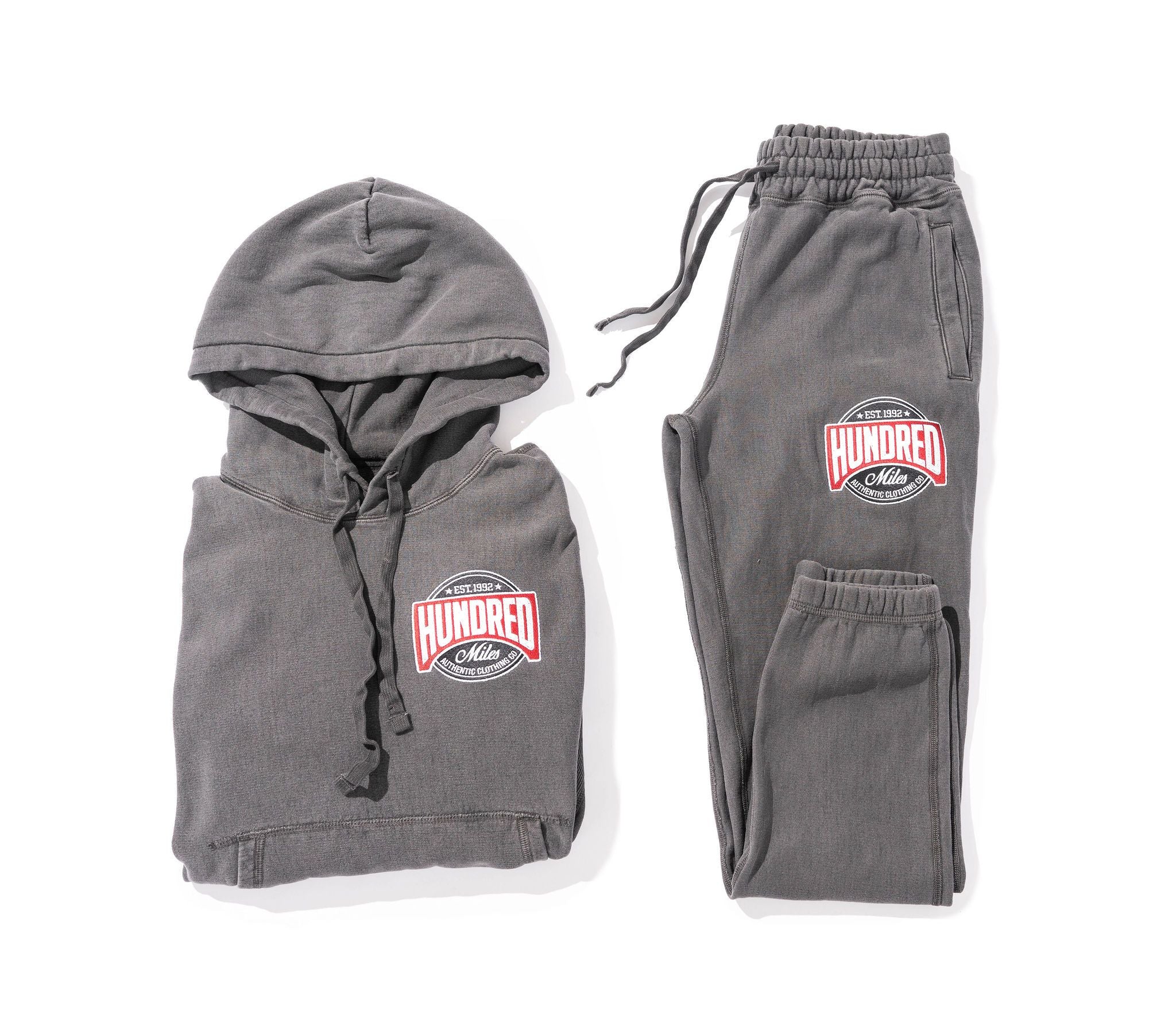 100 Miles Black Sand French Terry Hundred Circle Hoodie and Joggers