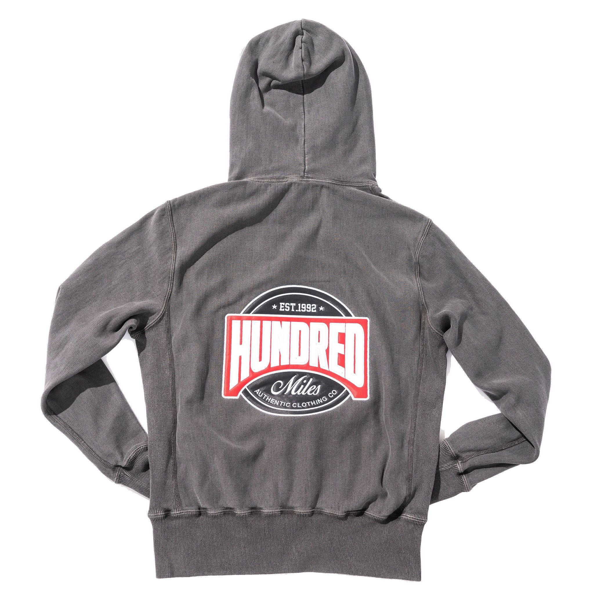 100 Miles Black Sand French Terry Hundred Circle Hoodie
