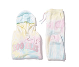 100 Miles Cotton Candy Tie Dye Hoodie and Joggers