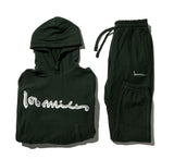 100 Miles Forest Green French Terry Signature Hoodie and Joggers