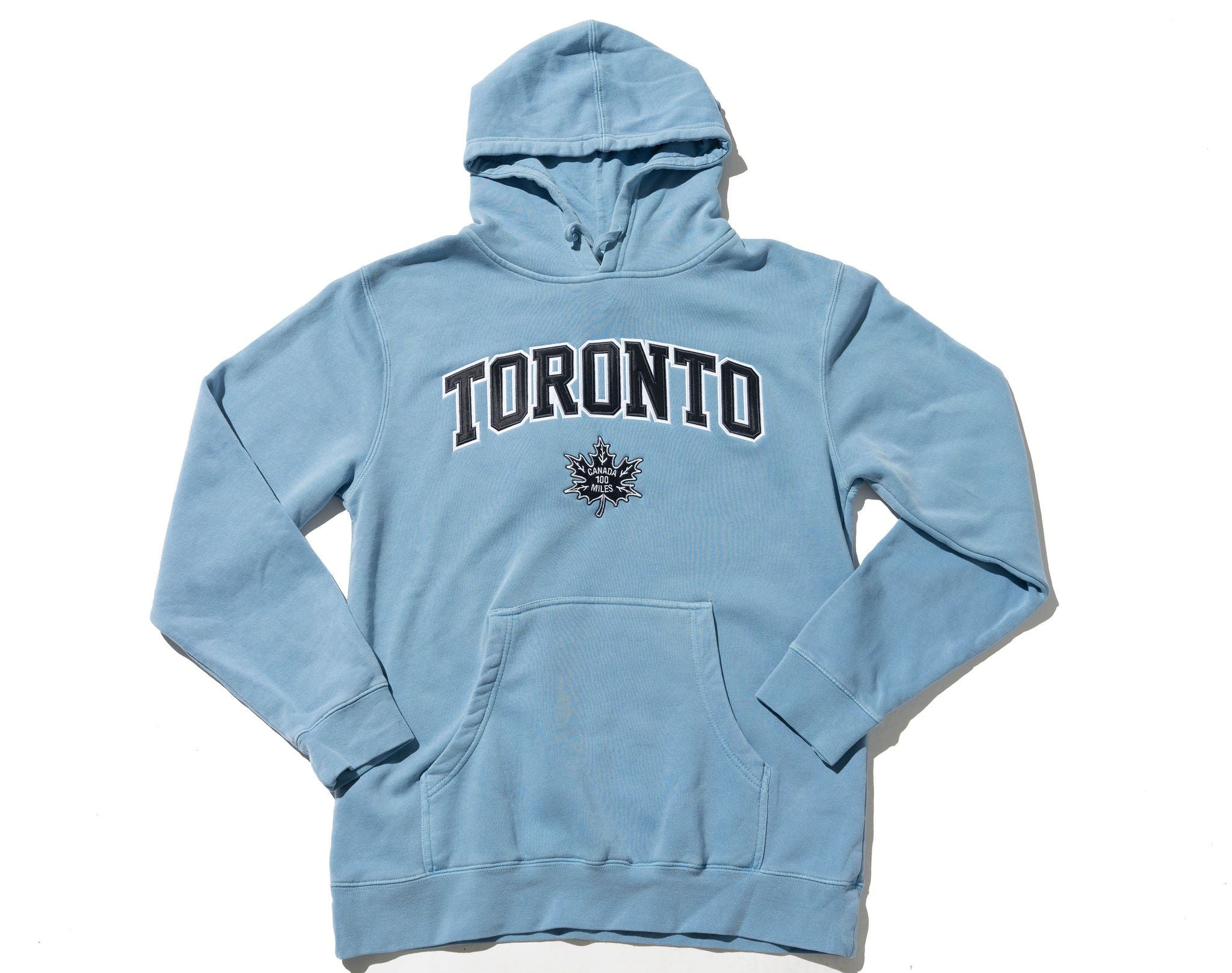 Baby Blue Toronto Hoodie – 100 Miles Brand