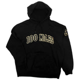 100 Miles Black and Gold-Twill- Tiffany - Hoodie