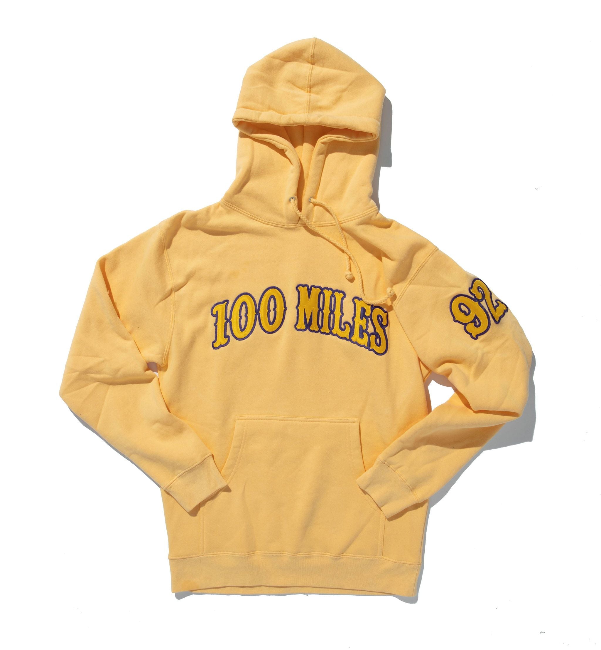 100 Miles Yellow TIffany Hoodie